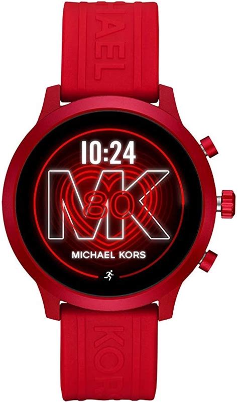 michael kors smartwatch red